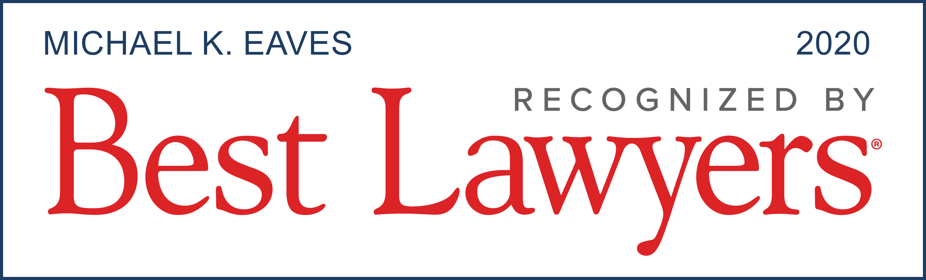 U.S.News & World Report - Best Lawyers 2020
